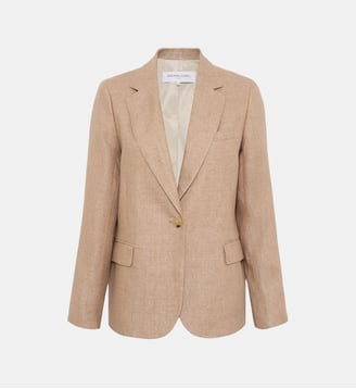Veste de tailleur en lin - TALIYA - Gerard Darel - Sable