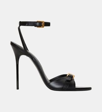 Sandales Anthem en cuir lisse Balmain