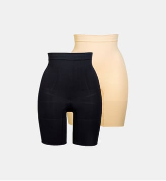 Lot De Deux Panty Slimmers - Sans Complexe - Noir et skin