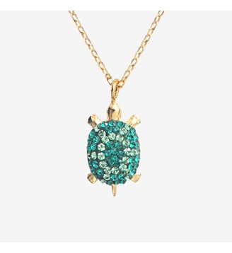 Collier doré émeraude tortue - kuchi - Caroline Najman - Vert