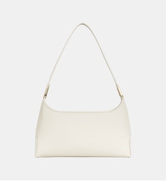 Sac rectangle Lychee Ace en cuir - Lancaster - Écru
