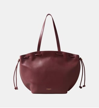 Sac Alban Major cuir lisse - Claudie Pierlot - Cerise