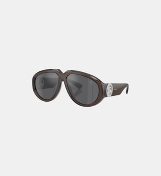 Lunettes de soleil Pilote BE4479U - Burberry - Gris