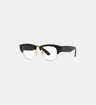Lunettes de soleil Carré RB0316S Mega Clubmaster Transitions® - Ray Ban - Noir sur or