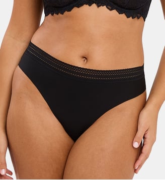 Lot de deux slips Invisible Coton - Sans Complexe - Noir