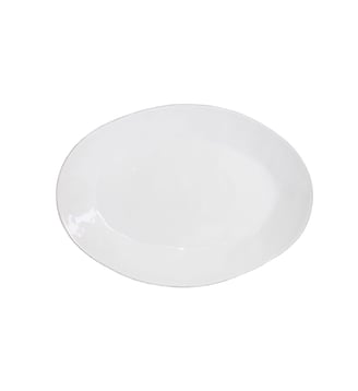 Plat Ovale Moyen Aparte - Costa Nova - White