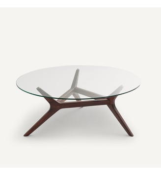 Table basse noyer ø90 cm AM.PM