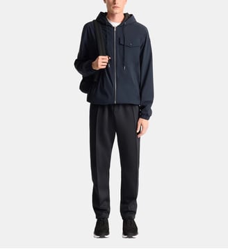 Blouson trymir col capuche coupe regular - Fusalp - Marin