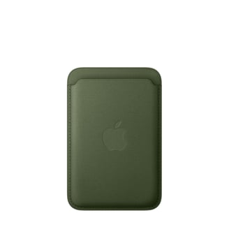 Porte-cartes MagSafe tissage fin Vert Mousse - Apple - Vert