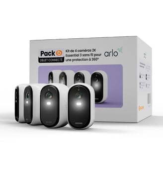 Caméra de surveillance 4 caméras extérieur 2K Essential 3 - Arlo - Standard