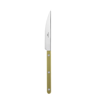 Couteau de table, - Sabre - Vert tilleul