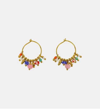 Boucles d'oreilles Delilah - Les Cléias - Rose