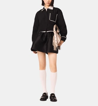 Chemise en taffetas - Maje - Noir