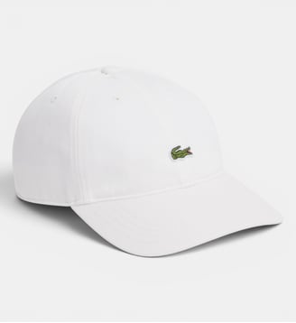 Casquette badge en Piqué - Lacoste - Beige