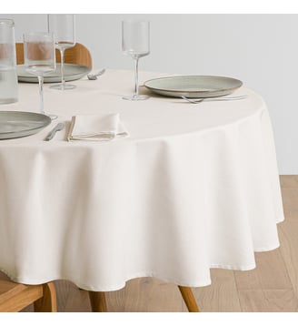 Nappe ronde anti-tache coton SCENARIO La Redoute Interieurs