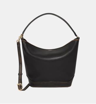 Sac seau TANGOSO en cuir vieilli - Sandro - Marron
