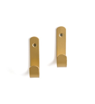 Lot de 2 patères en métal acier La Redoute Interieurs