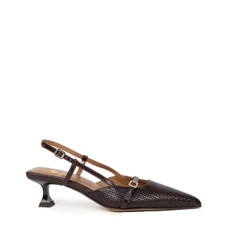 Escarpins Reem Cuir - Bobbies - Marron foncé