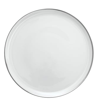 Plat à Tarte 31,5 Cm - Galon Platine - Degrenne - Platine