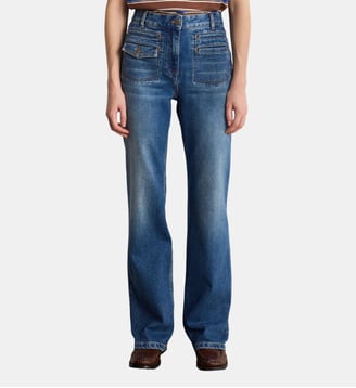 Jean bootcut en denim délavé - BRENDA - Pablo - Universe