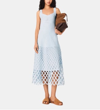 Robe en crochet à doublure amovible - Maje - Bleu ciel