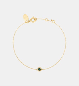 Bracelet doré malachite - tiny Caroline Najman