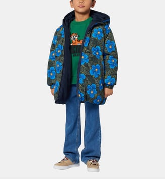 Doudoune réversible - Kenzo Kids - Bleu mistral