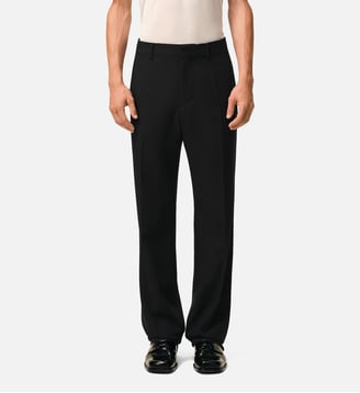 Pantalon Droit en Laine - AMI Paris - Noir