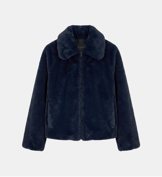 Blouson Fausse Fourrure Beth - Tara Jarmon - Bleu
