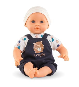 Poupon Bébé Calin Maël - Ourson - Corolle - Marine