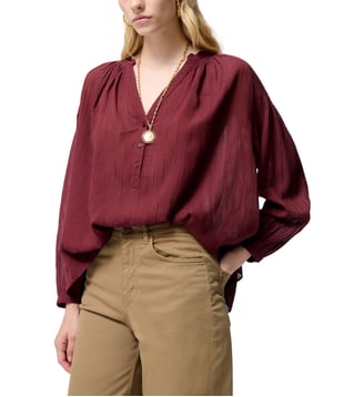 Blouse Nipoa - Vanessa Bruno - Bordeaux
