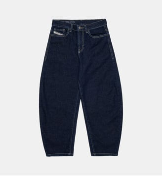 Jean coupe relaxed bleu foncé - D-Milty - Diesel Kids - Denim bleu