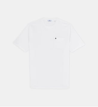 T-shirt manches courtes Tony en coton slub - Serge Blanco - Blanc