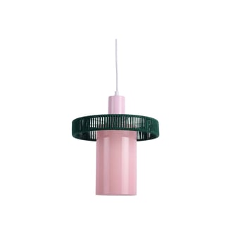 Suspension Firenze Long - Rose doux - 25x25x28cm Leitmotiv