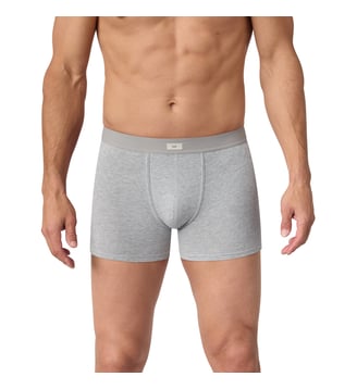 Boxer mi-long Trendy - Dim - Gris chine