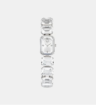 Montre, Bracelet taille octogone, Acier inoxydable - Swarovski - White et stainless steel