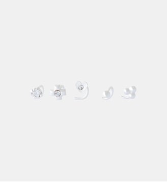 Set de 5 piercings nez en argent garanti et zircon Balaboosté