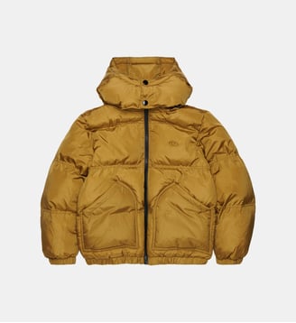 Veste matelassée avec logo imprimé - Diesel Kids - Sable