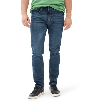 Jean droit en denim italien Owaka - Rodd & Gunn - True blue