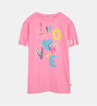 Robe manches courtes à sequins - Billieblush - Malabar