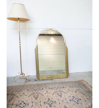 Miroir biseauté Igor N°1064- Produit chiné - Debongout - Doré