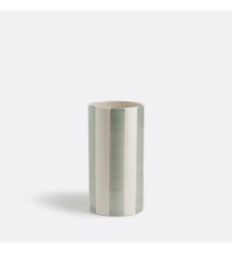 Vase en céramique à rayures, H18 cm La Redoute Interieurs