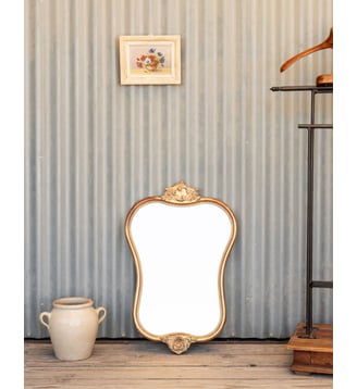 Miroir doré Georges N°1325- Produit chiné - Debongout - Doré
