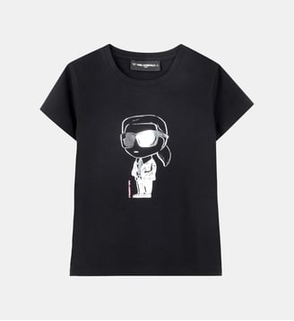T-shirt à manches courtes - Karl Lagerfeld Kids - Black