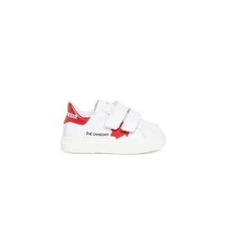 Baskets basses en cuir avec Maple Leaf Dsquared2
