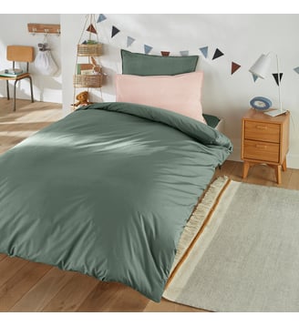 Housse couette enfant percale coton bio Scenario La Redoute Interieurs