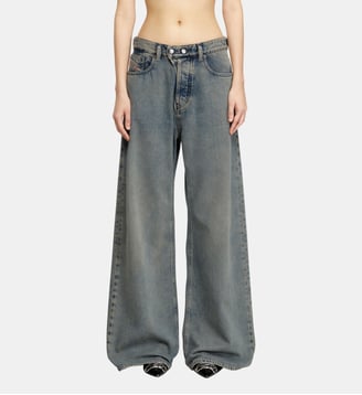 Relaxed Jeans Low Waist 1996 D-Sire - Diesel - Bleu moyen