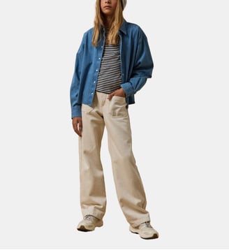Pantalon droit  en denim - Cyrillus - Écru