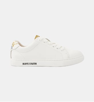 Baskets En Cuir Simone  Have Faith - Bons Baisers - Blanc