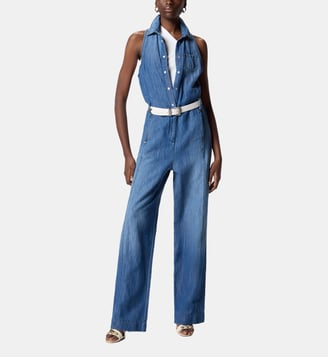 Combinaison ceinturée en denim - Pinko - Multicolore